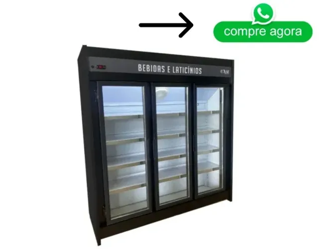 Auto serviço refrigerador 3 portas Polar
