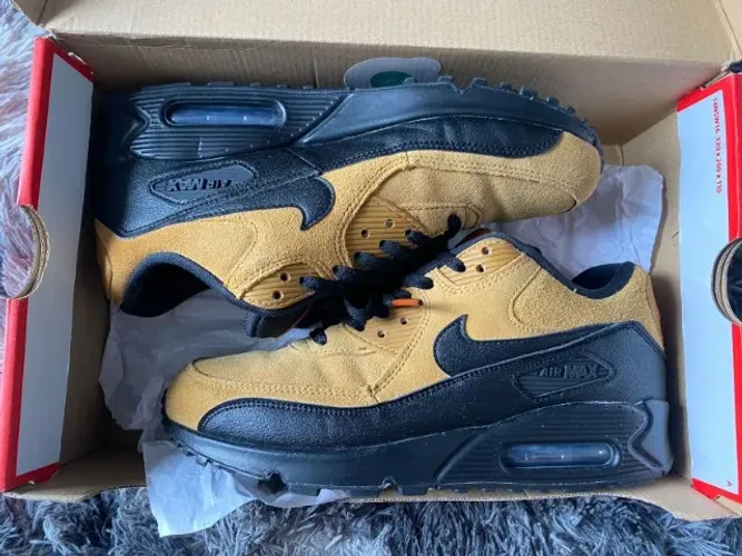 Tenis Nike Air Max 90 Wheat black Original n39
