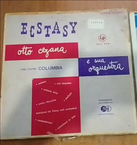 Otto Cesana e Sua Orquestra ? "Ecstasy"10 pole<br> <br>- Selo: Columbia / 33? RPM / 10 polegadas