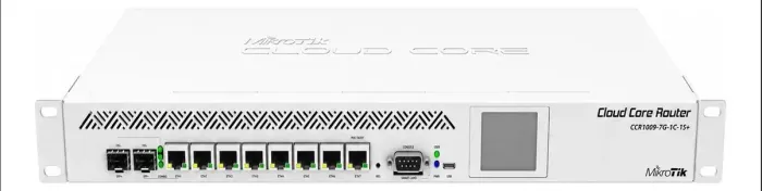 Roteador Mikrotik Cloud Core Ccr1009-7g-1c-1s+ (Usado)