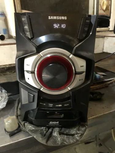 Som mp3/cd Samsung GIGA sound brast Mini hi fi componente áudio system