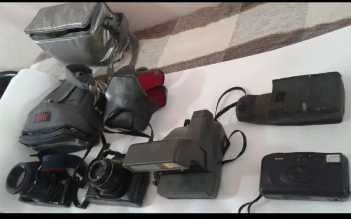 Maquinas fotograficas, objetos retros