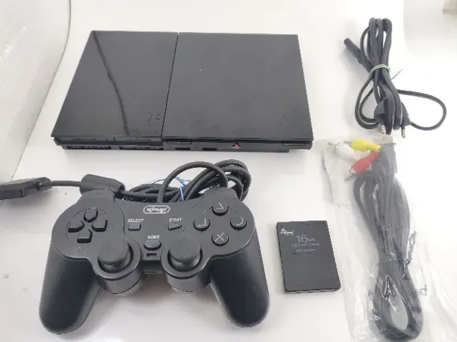 Video Game PlayStation 2 Completo SCPH-90010 - Funcionando Perfeitamente