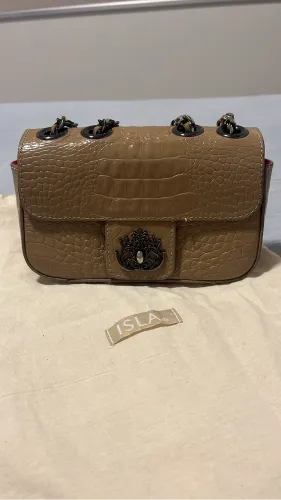bolsa isla anne chumbo bege 