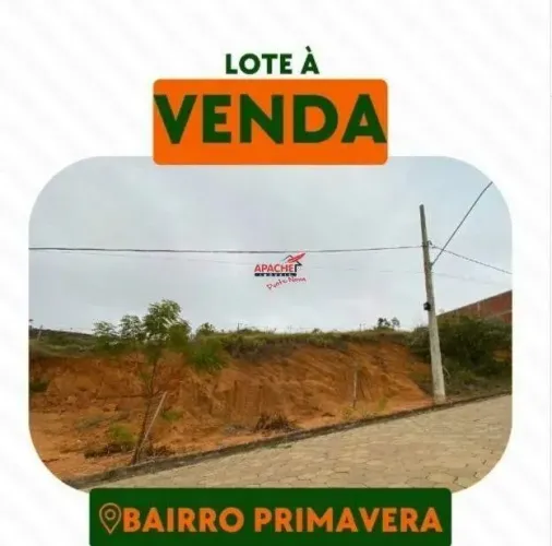 Lote à Venda no Bairro Primavera - Ponte Nova