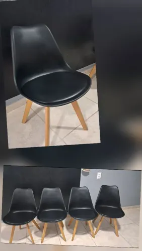 Cadeiras almofadadas 150 cada uma