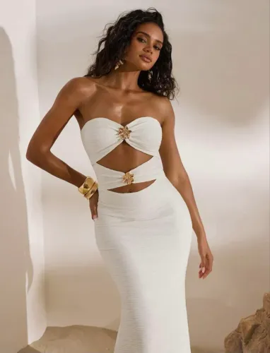 Vestido Branco Longo Impecável