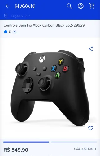 Controle Xbox
