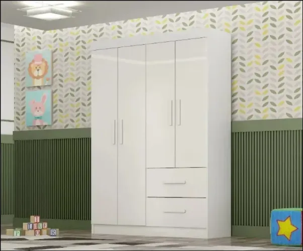 Guarda Roupa Cali 4 Portas - Novo e embalado!!
