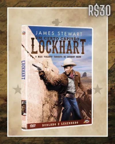 DVD - "Um Certo Capitão Lockhart" (1955) James Stewart