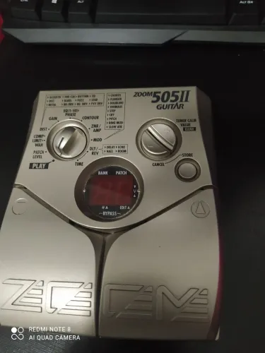 Pedaleira guitarra zoom 505 ii guitar