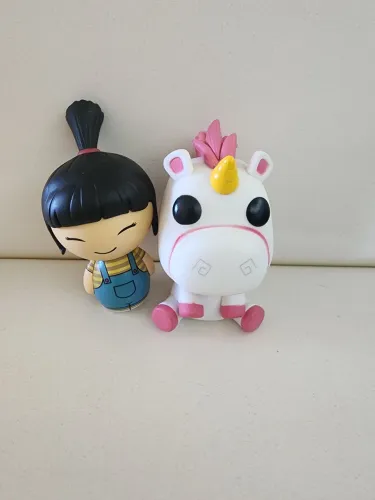 Meu malvado favorito miniaturas Agnes e Unicornio