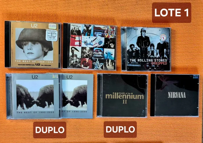 Lote 6 CDs, sendo 2 duplos. (#1)