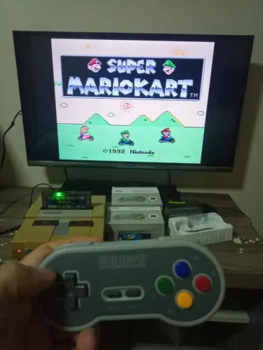 Super Nintendo antigo 