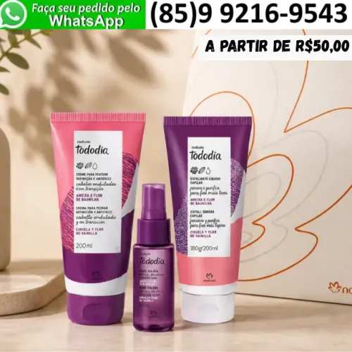 Kit Presente Dia das Mães Hidratante Perfume Natura 
