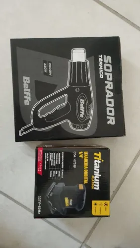 Soprador e lixadeira 