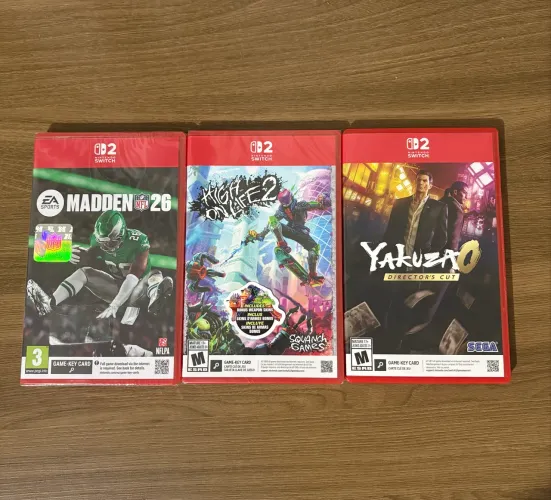 Jogos de Nintendo Switch 2! Valores na descrição!
