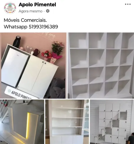 Marceneiro - Fábrica de Móveis Comerciais/ Montagem de Móveis 