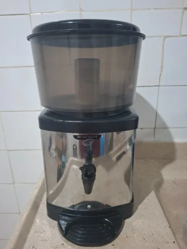 Filtro base inox e Cuba de barro