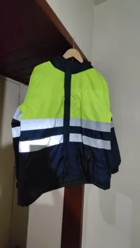 Jaqueta Parka Térmica Unissex SVERFIT Azul Marinho, enchimento encorpado de 200g/m²