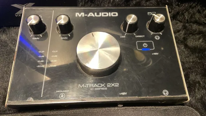Interface áudio M-Audio 2x2 track c-series