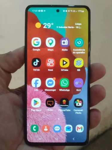 Celuar sansumg A51 128 gb usado obs entrego com taxa