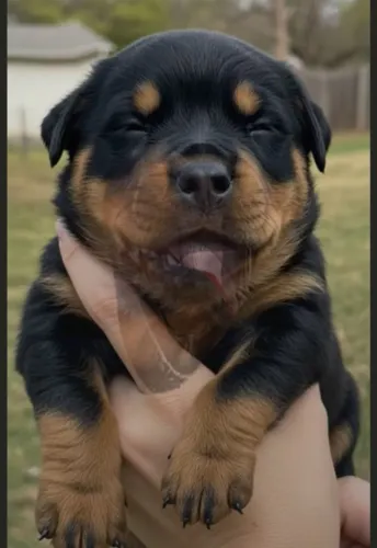 Rottweiler lindo e saudavel