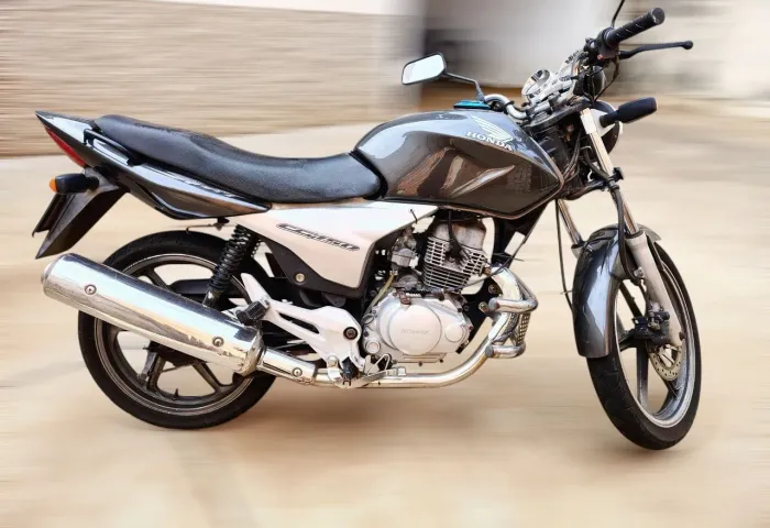 Honda CG 150 sport cinza chumbo