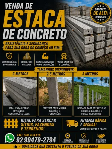 estacas de concreto