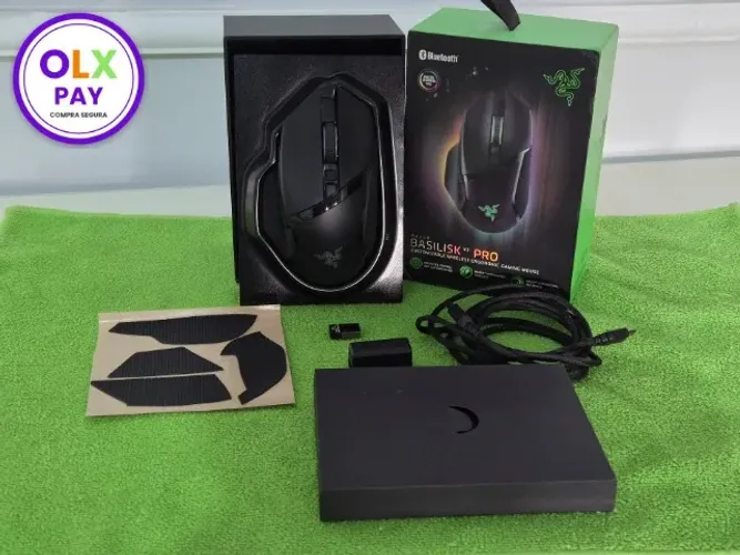 Mouse Razer Basilisk V3 Pro 35K Sem Fio - Envio OLX Pay