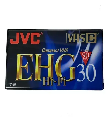 Fita para Filmadora VHS Compacta - EHG Hi-Fi - EP Mode até 90 Minutos.
