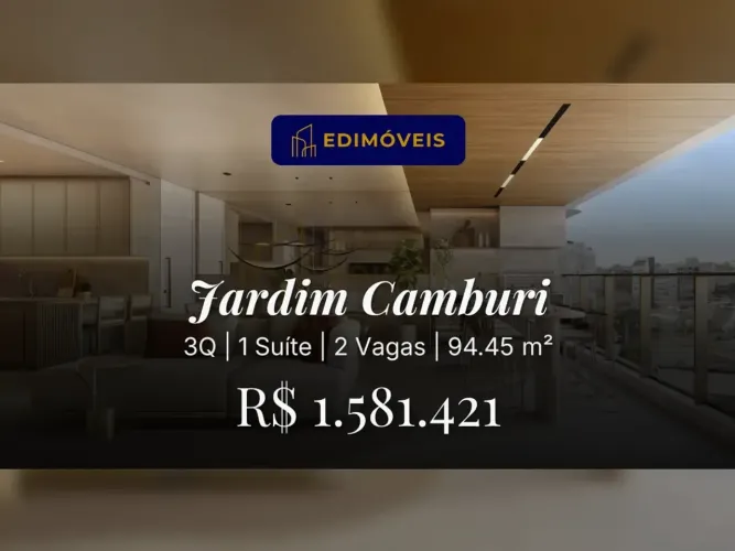 Jardim Camburi| Apartamento 3 quartos com áreas de lazer completas e modernas