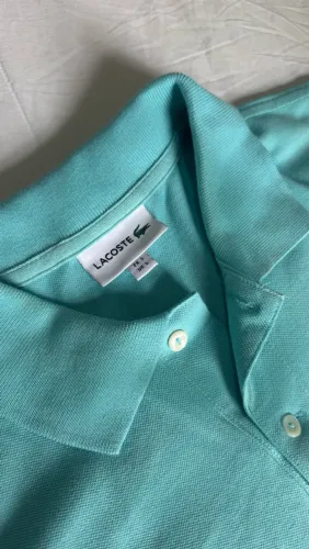 Camisa Polo Masculina Lacoste Original Azul Tiffany Tam. P