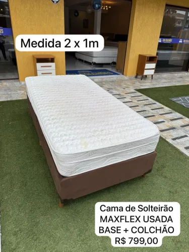 Cama de solteiro MAXFLEX USADA - ENTREGO