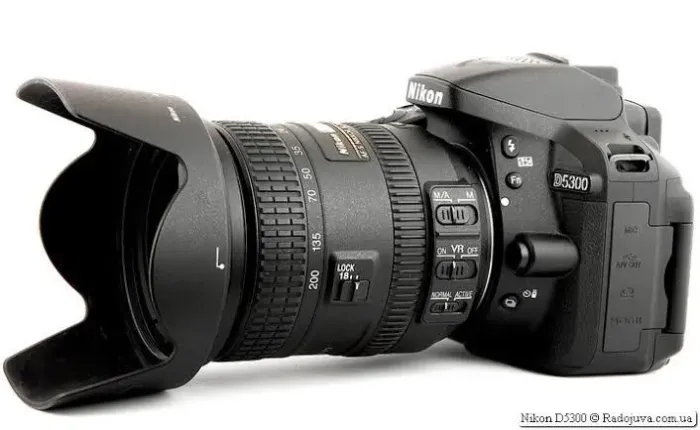Cámara profesional Nikon d5300 de 24 megapíxeles