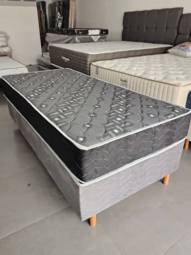 CAMA BOX SOLTEIRO MOLAS ENSACADAS