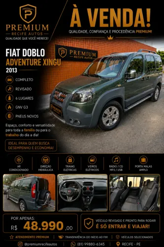 Fiat Doblo Adv. Xingu Locker 1.8 Flex 16V 5P 2013