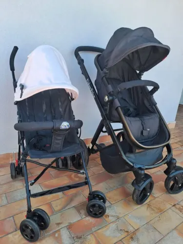 Carrinho de bebê Fisher Price Moisés + Carrinho de passeio