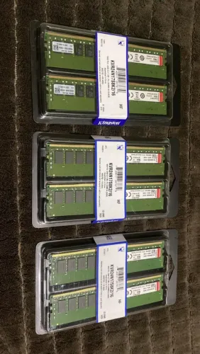 Kit 2x8gb ddr4 2400mhz Kingston novo 