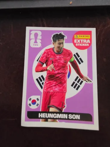 Figurinha Legend Heungmin Son Extra Sticker Panini Original Coreia do Sul