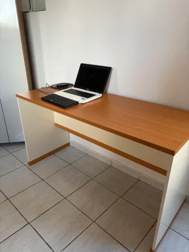 Vendo Escrivaninha de Estudo e Armário Multiuso (2 Portas)