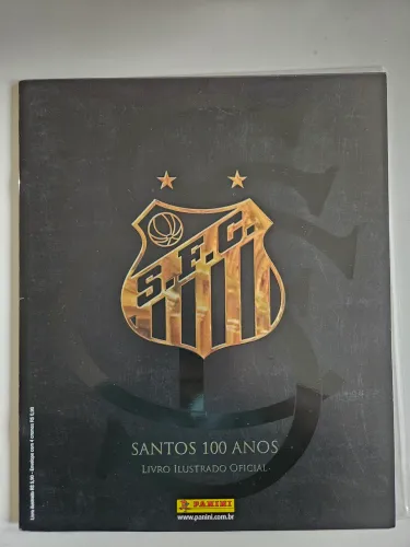 Álbum de figurinhas Santos 100 anos COMPLETO + envelope + figurinha número 157 extra