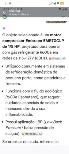 Motor de geladeira