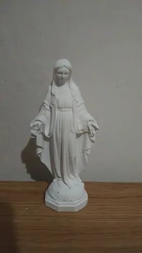 Nossa senhora aparecida gesso cru