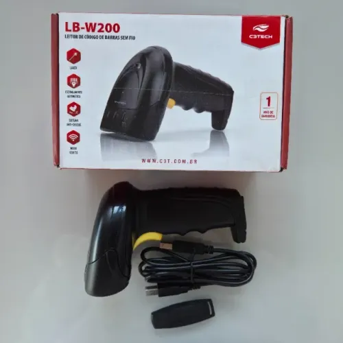 Leitor de Código de Barras LB-W200BK C3Tech