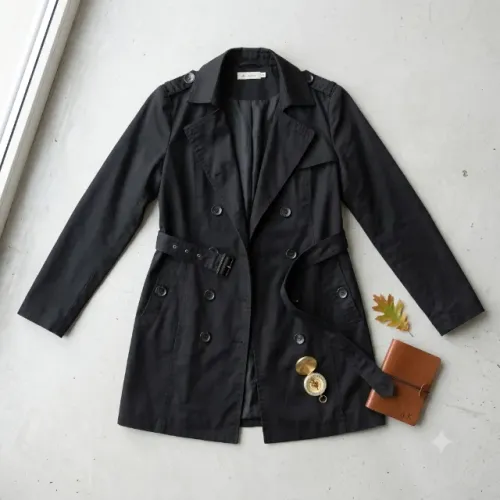 Sobretudo Feminino Preto Riachuelo Ak Urban seminovo tamanho 42
