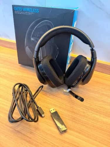 Headset Gamer Logitech G533 Wireless Preto 7.1 - 981-000633