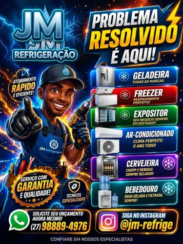 Manutenção concerto de geladeira em geral