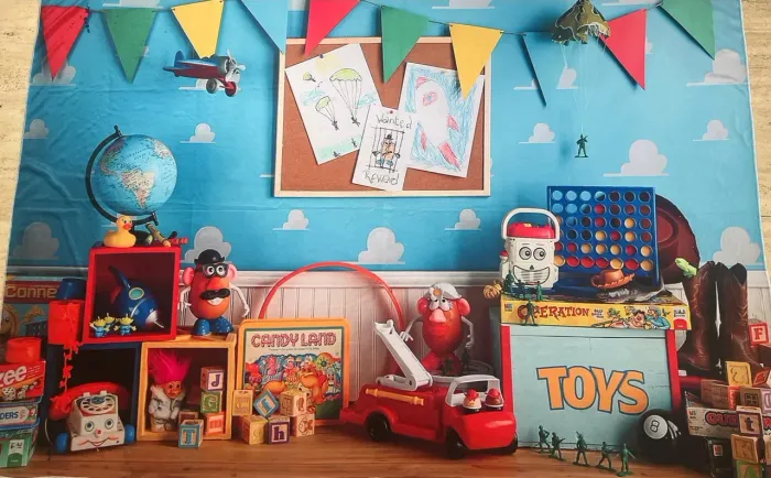 fundo fotográfico toy story
