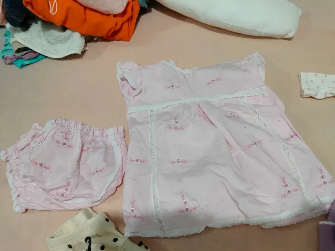 Lote de roupa bebê menina 